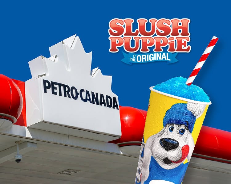 Nouveau partenariat  de Slush Puppie Canada avec Suncor / PETRO CANADA